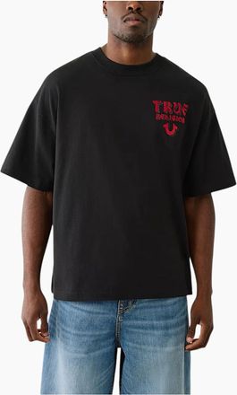 True Religion Mens True Religion 109297 Mens T Shirts - Black - Size: 42