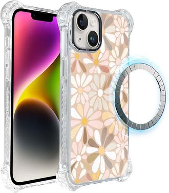 OEM Funda Ibizu Dropguard Ultra Para Iphone 14 Plus Con Magsafe, Boho, Flores Vintage