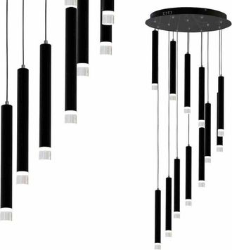 OEM L&aacute;mpara Colgante Led Carbon 12w