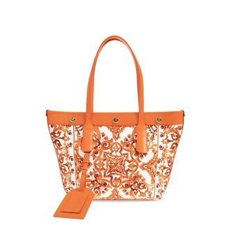 Dolce & Gabbana Small Atene Majolica-print Tote Bag