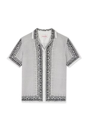 Orlebar Brown Maitan Camp-Collar Printed Cotton Shirt