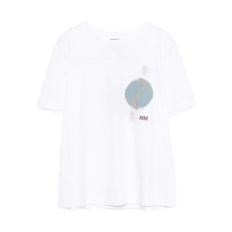 Max Mara T-Shirts, female, White, Size: XS Negozi T-Shirt