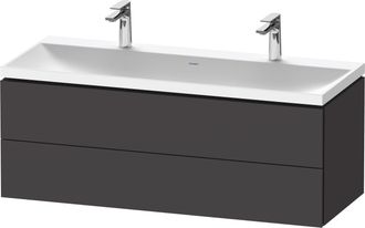 Duravit Duravit L-cube Conjunto En C Suspendido, 2 Cajones, 2 Lavabos