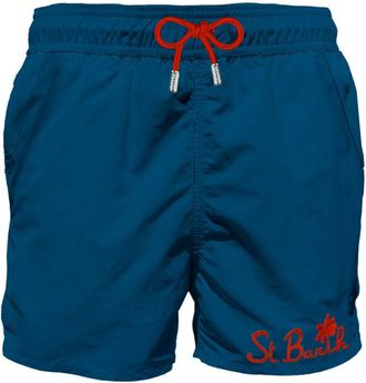 MC2 Saint Barth Blue Man Swim Shorts With Pocket