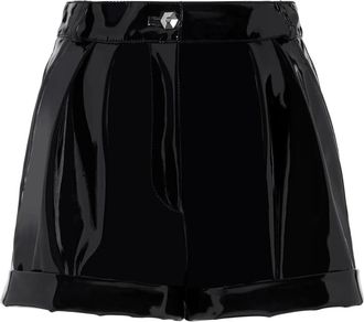 Philipp Plein Korte Broeken, Dames, Zwart, M, Polyester, Korte Broek met Noppen