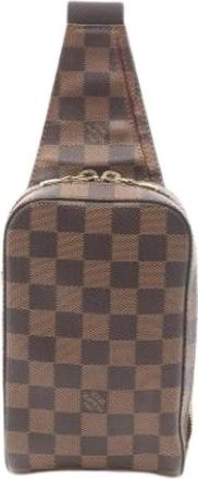 Louis Vuitton Pre-owned Cross Body Bags, male, Brown, Size: ONE SIZE Pre-owned Geronimos Fanny Pack