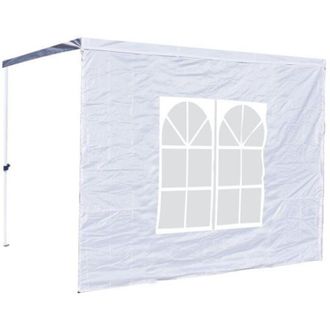 Regalos Miguel Laterales Individuales Carpas Plegables - Lateral Con Ventana Inglesa 3 Metros Master - Blanco