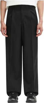 Undercover Straight Broeken - Heren - Straight fit broeken - Zwart - M - Wol - Broeken
