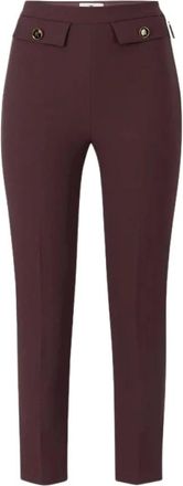 Elisabetta Franchi Mujer, Pantalones, Rojo, Talla: XS