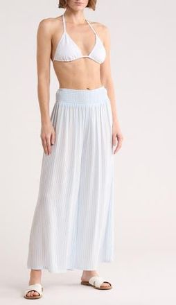 Nordstrom Rack Printed Flowy Pants in Blue Floaty Stripe at Nordstrom Rack, Size X-Small