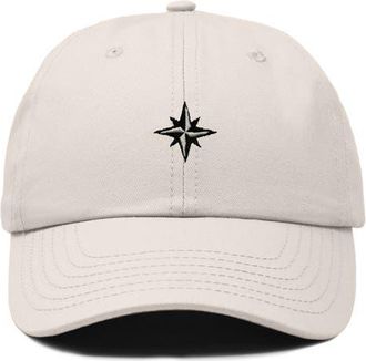 Dalix Starpoint Dad Cap in Beige at Nordstrom