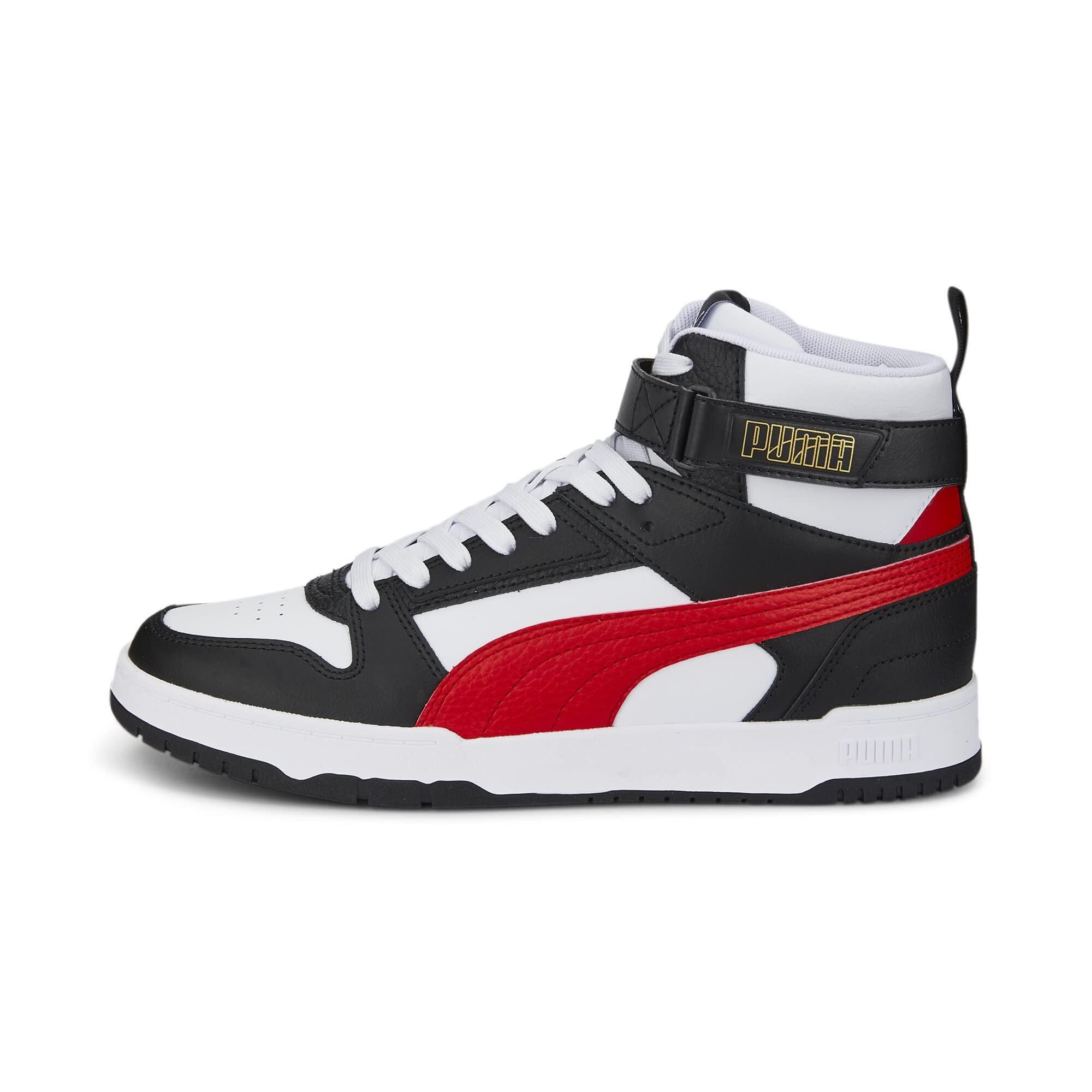 Puma red shoes zip best sale