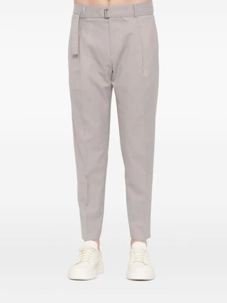 Be Able pleated belted trousers - Grey