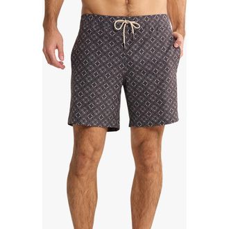 Fair Harbor The Bayberry Swim Trunks in Sea Circles at Nordstrom, Size Xx-Large