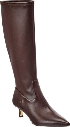 Stuart Weitzman Isla Zip Leather Knee-High Boot
