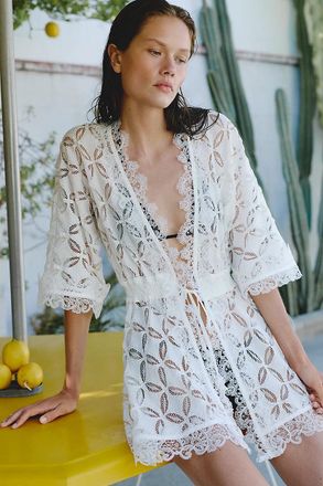 Waimari Nilo Lace Kimono