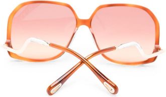 Chlo&eacute; Gradient Lens Sunglasses - Orange