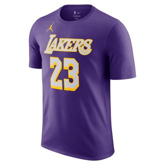 Nike Los Angeles Lakers Essentials Nike Mens NBA Statement T-Shirt in Purple | HV6272-504