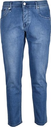 Michael Coal Blue Cotton Elastane Slim Fit Jeans