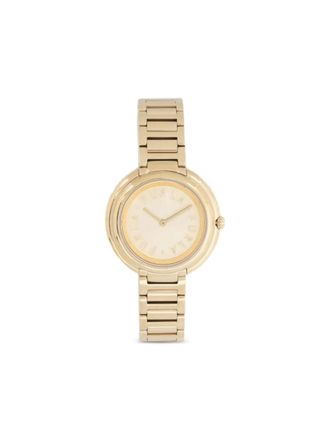 Furla Heritage Icon 34mm - women - Mineral Glass/Gold Plated Steel - One Size