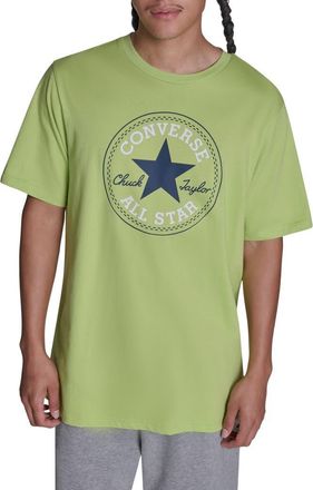 Converse Chuck Taylor All Star Logo T-Shirt in Neon Matcha at Nordstrom, Size Medium