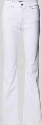 Only Regular Fit Bootcut Jeans aus Baumwoll-Mix Modell BLUSH in Weiss, Gr&ouml;&szlig;e XL/30