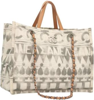 Chanel Pre-owned Canvas chanel-bags - Dames - Vintage Shopper - Veelkleurig - ONE Size - Vintage