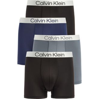 Calvin Klein Chromatic 4-Pack Boxer Briefs in Black Multi at Nordstrom Rack, Size Small