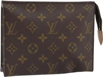 Louis Vuitton Pre-owned Clutches, female, Brown, Size: ONE SIZE Pre-owned Vintage Canvas Clutch