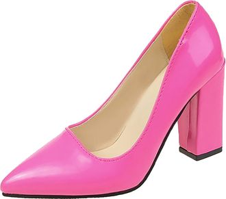 Generic Mesh Boot for Women Breathable Shoes Casual Shoes Unisex Lightweight Work Shoes Sporty Breathable Work Trainers High Heel for Women Size 12 (b-Hot Pin