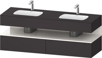 Duravit Qatego Lavabo Encastrado Con Base De Lavabo Consola, - Duravit