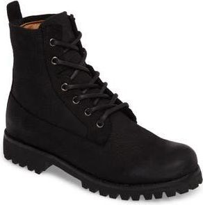 Blackstone OL23 Lace-Up Boot in Black Leather at Nordstrom Rack, Size 6Us / 36Eu