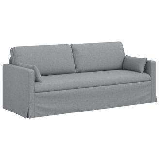 vidaXL Sof&aacute; Gris Claro 78 X 78 X 80 Cm Tela Vidaxl