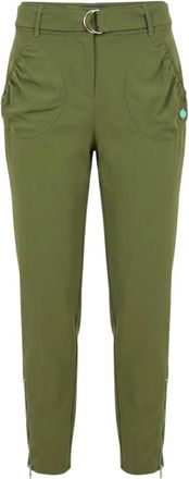 Trussardi Pantaloni Tapered - - Trousers - Donna - Verde - S