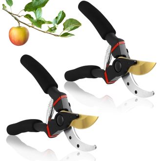 OEM Tijeras De Podar De Jard&iacute;n (2 Unidades), Cortadoras De Ramas, Herramientas De Jardiner&iacute;a, Tijeras De Jard&iacute;n De Acero Sk5, Di&aacute;metro De Corte De 20 Mm, 