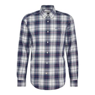 Barbour Blauwe Graniet Maatwerk Overhemd Casual Stijl - Heren - Casual Overhemden - Blauw - S - Katoen - Overhemden