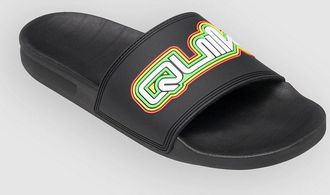Quiksilver Rivi Wordmark Slide II Sandalen schwarz