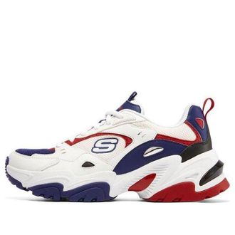 Skechers (WMNS) Skechers Stamina V2 White Navy Blue Red 149513-WNVR