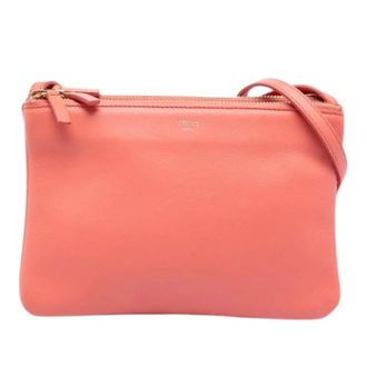 Celine Pre-owned Cross Body Bags, female, Pink, Size: ONE SIZE Pre-owned The Trio Crossbody Bag