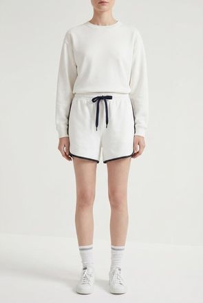 Brunello Cucinelli White Cotton Casual Shorts, Size X-Large