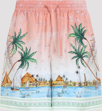 Casablanca Pantaloncini di seta eterei Casablanca