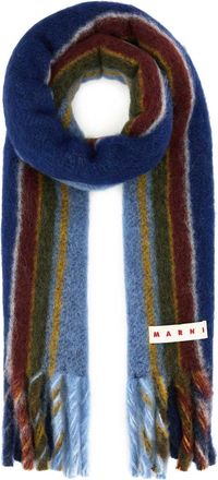 Marni Multicolor Mohair Blend Scarf