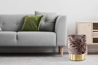 Kayoom Sitzhocker »Hocker Gipsy 225, stilvoller Sitzhocker, runde Form, stilvolles Design« 1 Stk. tlg. facettenreich, platzsparend, vielfältig einsetzbar, we