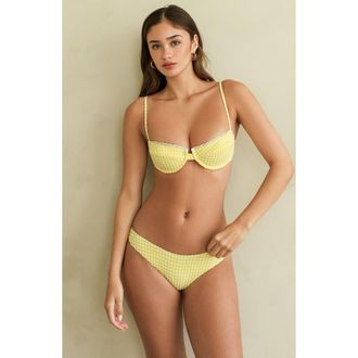 Dippin' Daisy's Swimwear Rory Underwire Bikini Top in Limone at Nordstrom, Size X-Large