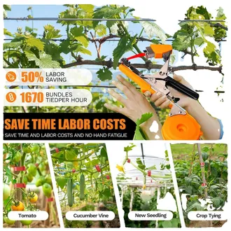 OEM M&aacute;quina Atadora De Plantas, Acero Inoxidable Duradero, Ancho Ajustable