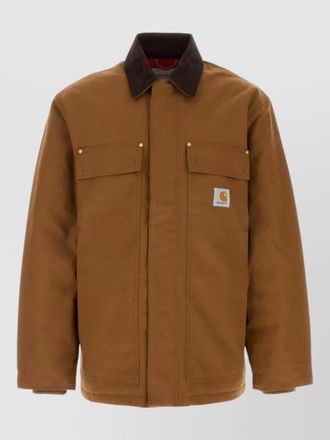 Carhartt Work in Progress cotton arctic coat og contrast collar
