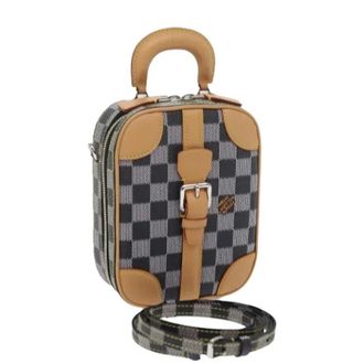 Louis Vuitton Pre-owned Vintage Damier Mini Handtas - Dames - Pre-owned - Veelkleurig - Maat: ONE Size Leer