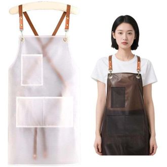 OEM Delantal Unisex Transparente E Impermeable De Pvc Para Lavar Platos Y Cocinar. - Crezuo