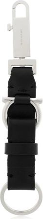 Ferragamo Gancini Sleutelhanger - Heren - Sleutelhangers & Tashangers - Zwart - ONE Size - Leer - Accessoires