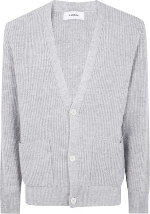 Lardini Stijlvolle Heren Gebreide Kleding - Heren - Vesten - Grijs - XS - Truien & Vesten